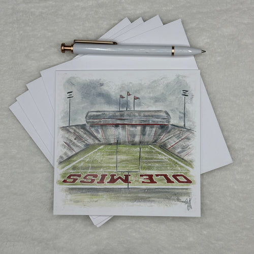 Ole Miss - Vaught Hemingway Stadium Note Cards