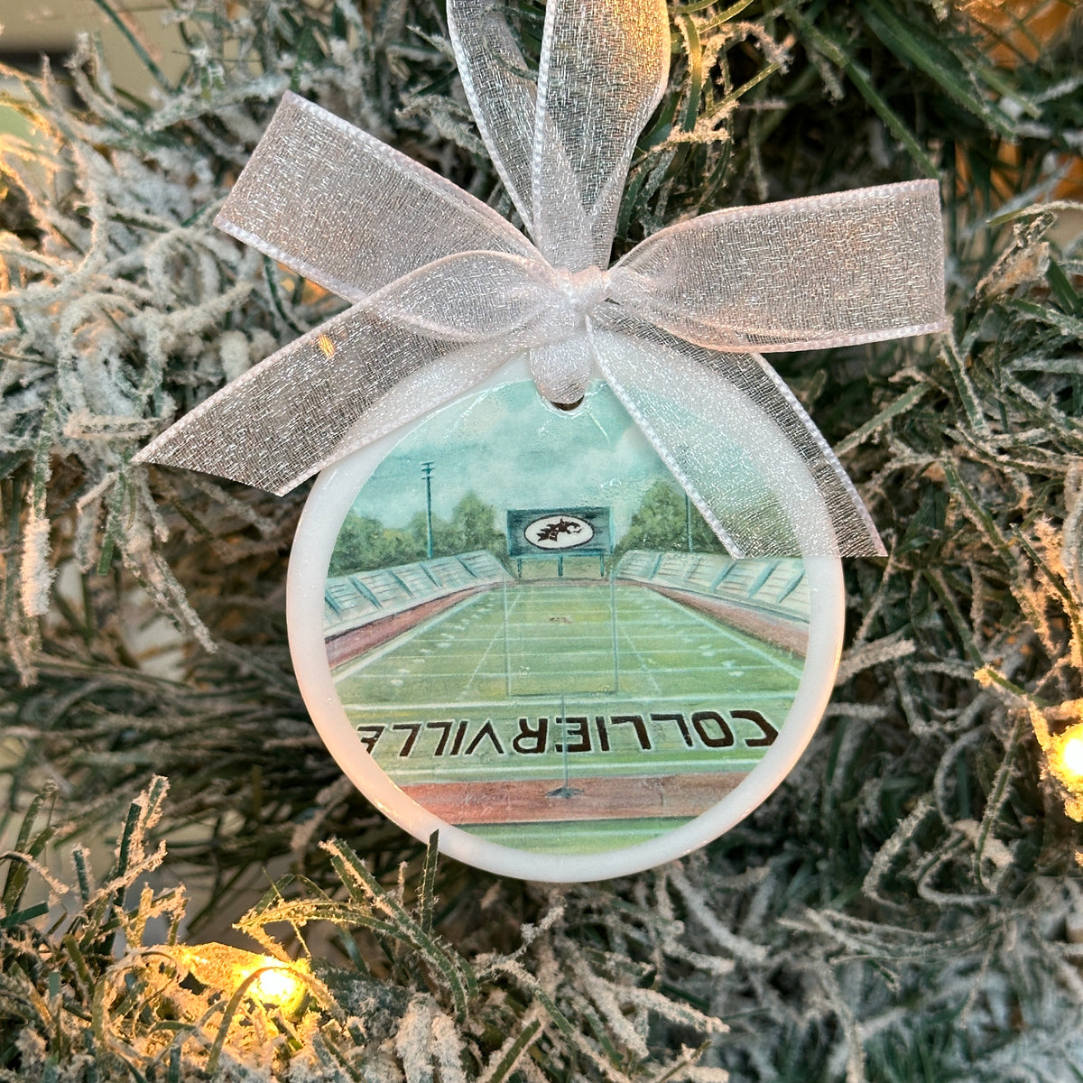 Collierville Design Paper Ornament -