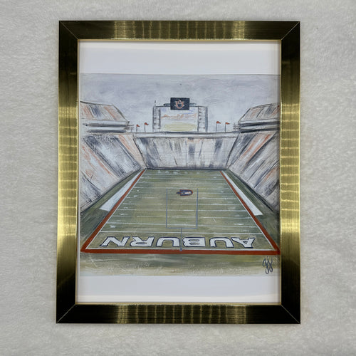 Auburn Jordan-Hare Stadium Paper Print